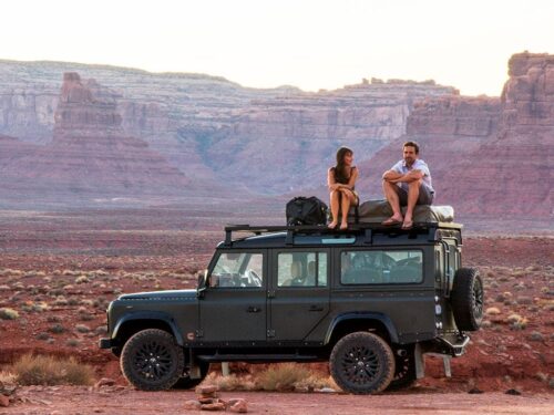 Land Rover Defender 110 (1983-2016) Slimline II Roof Rack Kit (KRLD003L) - Image 10