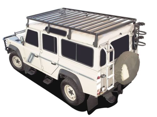 Land Rover Defender 110 (1983-2016) Slimline II Roof Rack Kit / Tall (KRLDT03L) - Image 2