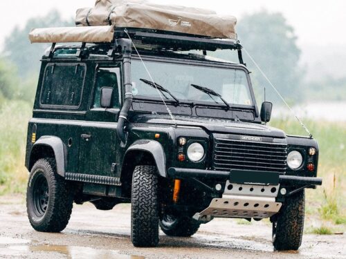 Land Rover Defender 90 (1983-2016) Slimline II Roof Rack Kit / Tall (KRLDT07L) - Image 10