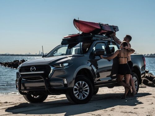 Mazda BT50 (2020-Current) Slimline II Roof Rack Kit (KRMB001T) - Image 8