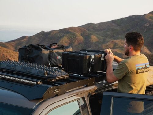 Ford F-150 Super Crew (2018-2020) Slimsport Roof Rack Kit / Lightbar ready (KSFF002T) - Image 7