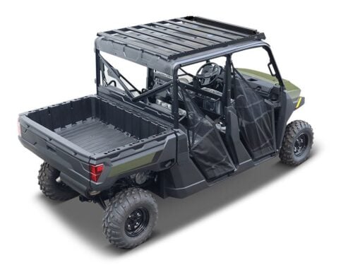 Polaris Ranger 1000 Crew Cab (2018-Current) Slimsport Roof Rack Kit / Lightbar Ready (KSPR004T) - Image 2