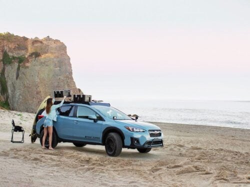 Subaru XV Crosstrek 2nd Gen (GT) (2017-2023) Slimsport Roof Rack Kit / Light Bar Ready (KSSX002T) - Image 7