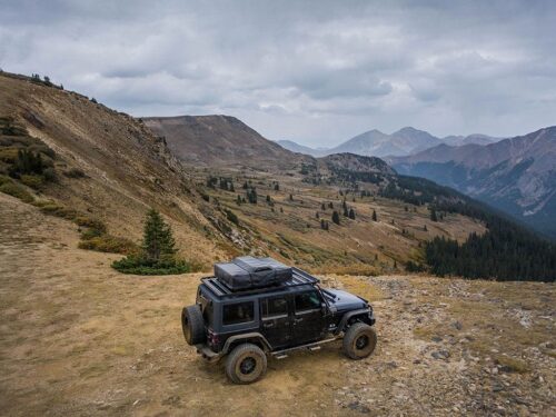 Jeep Wrangler JK 4 Door (2007-2018) Extreme Slimline II Roof Rack Kit (KRJW003T) - Image 11