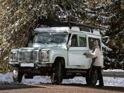 Land Rover Defender 110 (1983-2016) Slimline II Roof Rack Kit (KRLD003L) - Image 6