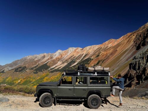 Land Rover Defender 110/130 (1983-2016) Slimline II 1/2 Roof Rack Kit / Tall (KRLDT05L) - Image 9