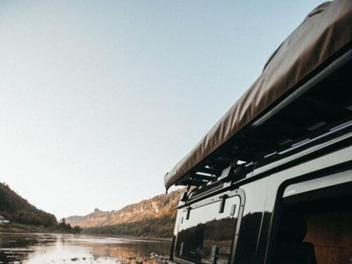 Land Rover Defender 110/130 (1983-2016) Slimline II 1/2 Roof Rack Kit / Tall (KRLDT05L) - Image 13