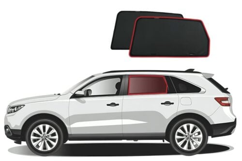 Acura MDX 3rd Generation Car Rear Window Shades (YD3; 2013-2020)*
