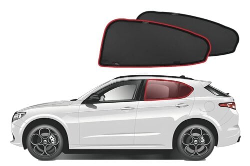 Alfa Romeo Stelvio Car Rear Window Shades (2017-Present)*