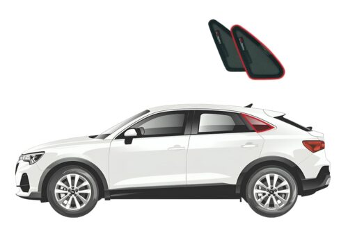 Audi Q3 Sportback 2nd Generation Port Window Shades (Typ F3; 2019-Present)