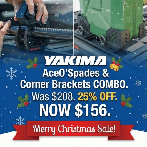 Yakima AceO’Spades Shovel Holder + Corner Bracket Kit - Image 1