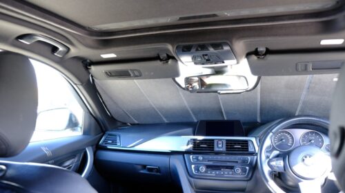 BMW 3 Series Sedan/Wagon 6th Generation Front Windscreen Sun Shade (F30/F31/F80; 2011-2019) - Image 4