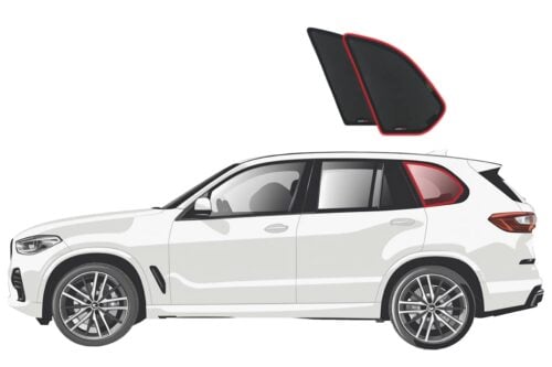 BMW X5 2nd Generation Port Window Shades (E70; 2006-2013)