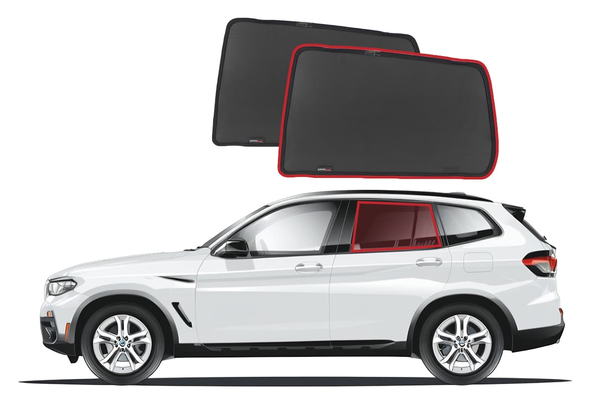 X3 Rear Window BMW X3/iX3 3rd Generation Car Rear Window Snap Shades (G01/F97/G08 ...