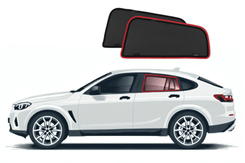 BMW X4 2nd Generation Car Rear Window Shades (G02; 2018-Present)*