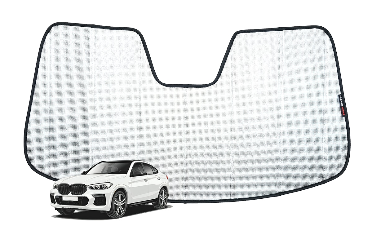 BMW X6 3rd Generation Front Windscreen Sun Snap Shades (G06/F96; 2020 ...