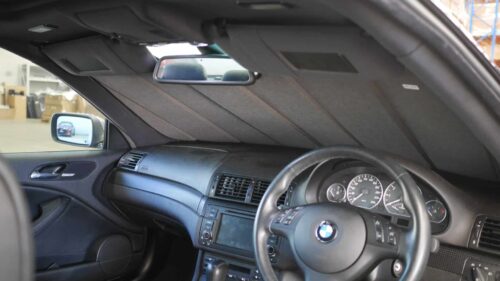 BMW 3 Series Coupe/Convertible 4th Generation Front Windscreen Sun Shade (E46/2- E46/2C; 1998-2006) - Image 3