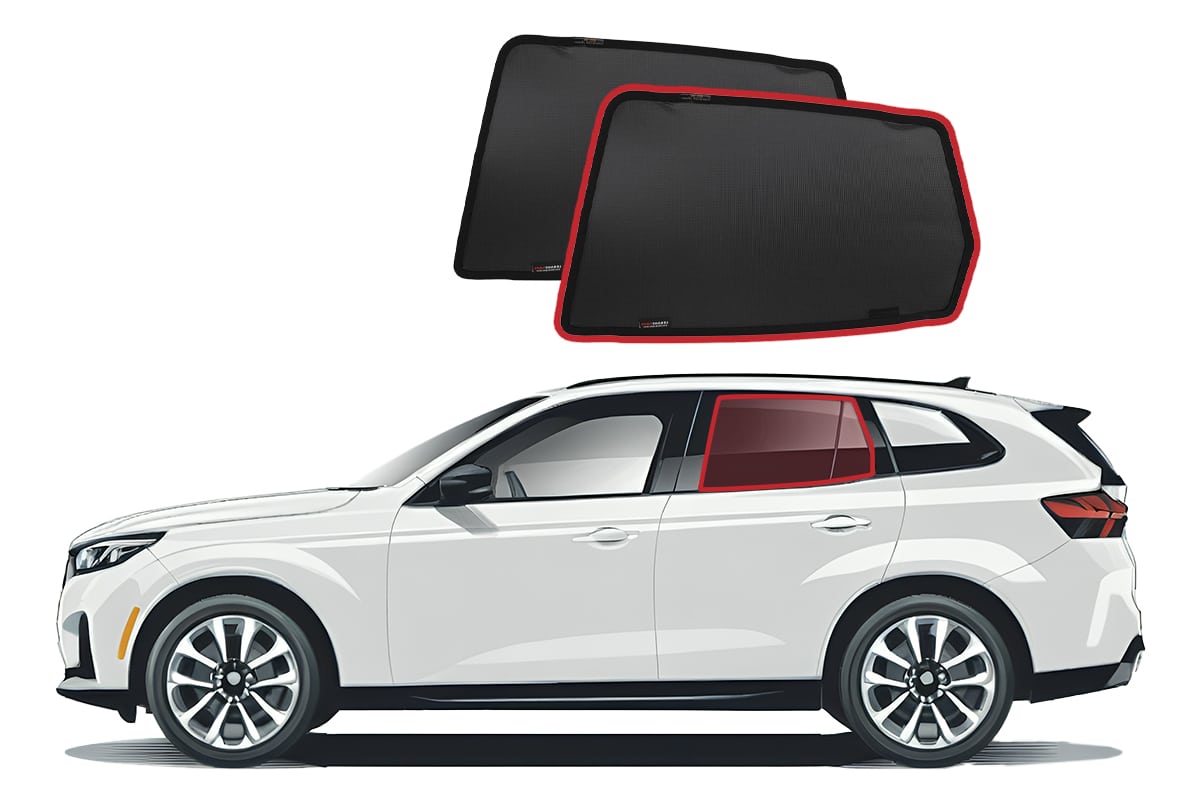 X3 Rear Window BMW X3 4th Generation Car Rear Window Snap Shades (G45; 2024-Present ...