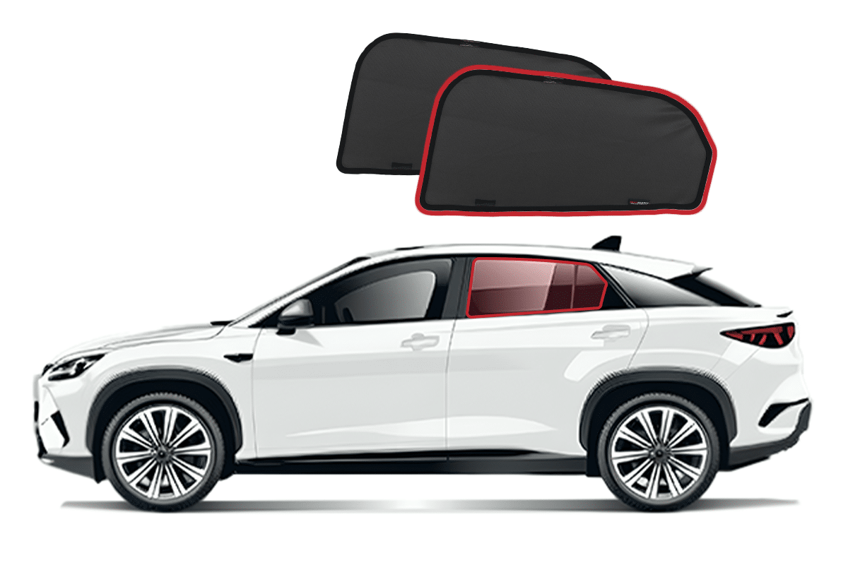 BYD Sealion 7 Car Rear Window Snap Shades (2024-Present) - Roof Rack World