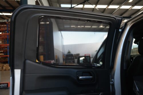 Chevrolet Silverado 1500 Crew Cab 4th Generation | GMC Sierra 1500 Crew Cab 5th Generation Car Rear Window Shades (GMT T1XX; 2019-Present)* - Image 2