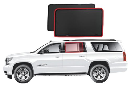 Chevrolet Suburban | GMC Yukon XL | Cadillac Escalade ESV 4th Gen Car Rear Window Shades (GMT K2YC/G/K2XL; 2015-2020)