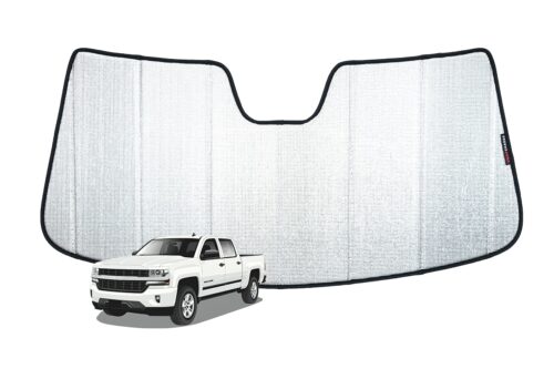 Chevrolet Silverado Crew Cab 1500/2500 3rd Generation | GMC Sierra Crew Cab 1500/2500 4th Generation Front Windscreen Sun Shade (K2XX; 2013-2018)