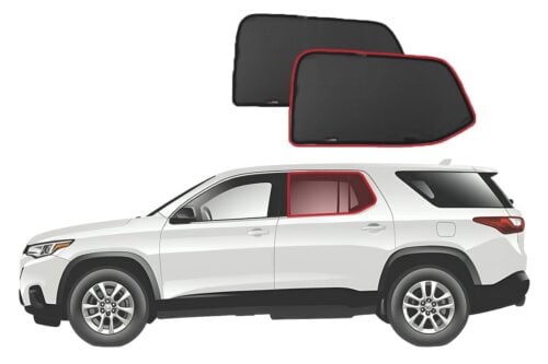Chevrolet Traverse 2nd Generation Car Rear Window Shades (2018-2024)*
