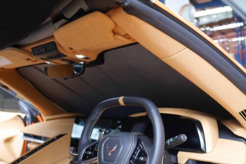 Chevrolet Corvette 8th Generation Front Windscreen Sun Shade (C8; 2020-Present) - Image 3