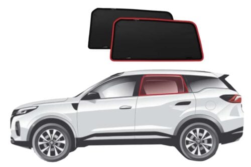 Chery Tiggo 7 Pro/Tiggo 7 Plus 2nd Generation Car Rear Window Shades (2020-Present)