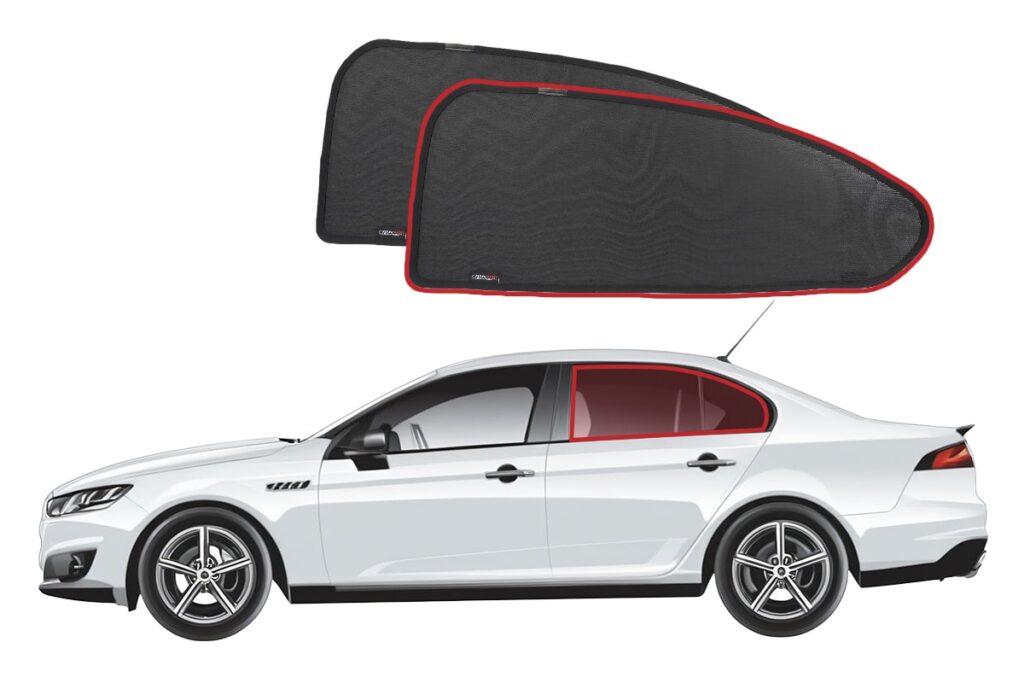 Ford Falcon Sedan 7th Generation Car Rear Window Snap Shades (FG; 2008 ...