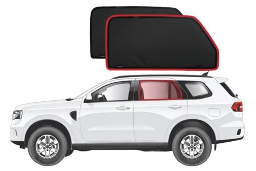 Ford Everest 3rd Generation Car Rear Window Shades (U704; 2022-Present)