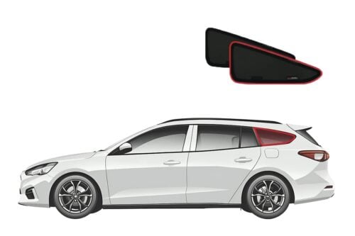 Ford Focus Wagon 4th Generation Port Window Shades (C519; 2018-Present)