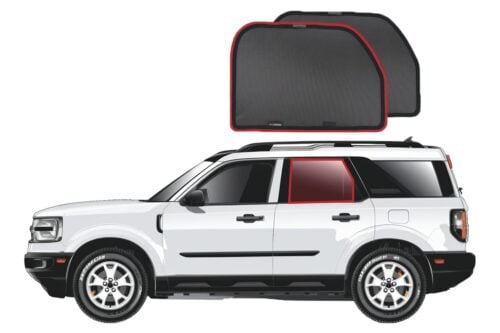 Ford Bronco Sport Car Rear Window Shades (CX430; 2020-Present)*