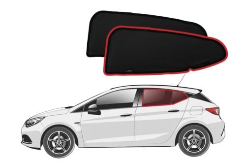 Holden Astra | Opel Astra K Hatchback 7th Generation Car Rear Window Shades (BK; 2016-2020)*