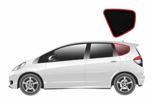 Honda Jazz/Fit Hatchback 2nd Generation Port Window Shades (GE; 2007-2014)