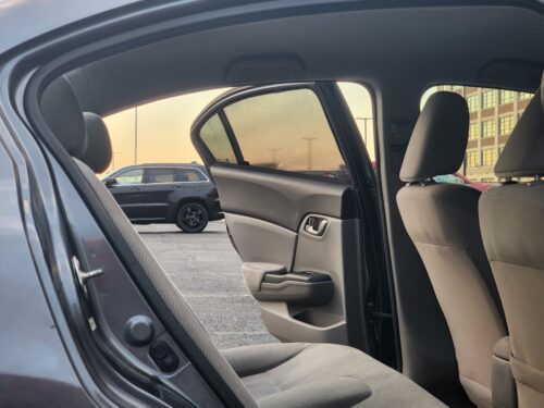 Honda Civic Sedan 9th Generation Car Rear Window Shades (FG; 2011-2017) - Image 4