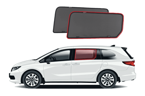 Honda Odyssey 5th Generation (North America) Car Rear Window Shades (RL6; 2018-Present) - Image 1