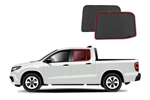 Honda Ridgeline 2nd Generation Car Rear Window Shades (YK2/3; 2017-Present) - Image 1