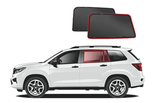 Honda Passport 3rd Generation Car Rear Window Shades (YF7/8; 2019-Present) - Image 1