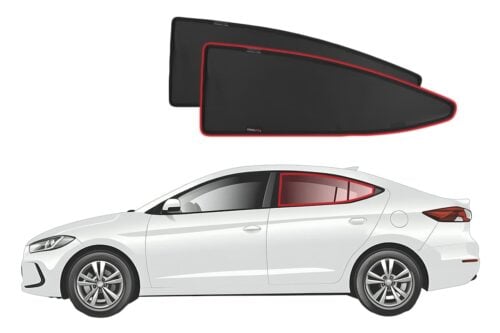 Hyundai Elantra/Avante 6th Generation Car Rear Window Shades (AD; 2016-2020) - Image 1