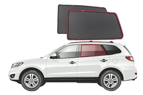 Hyundai Santa Fe | Inokom Santa Fe 2nd Generation Car Rear Window Shades (CM; 2007-2012)* - Image 1