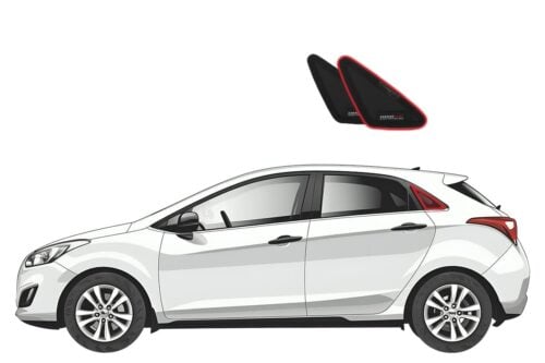 Hyundai i30 Hatchback 2nd Generation Port Window Shades (GD; 2012-2017)