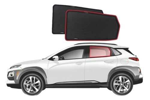 Hyundai Kona 1st Generation Car Rear Window Shades (OS; 2017-2023) - Image 1