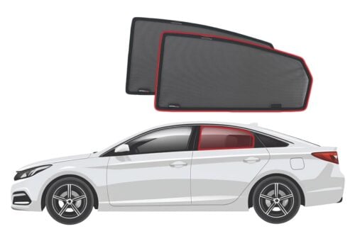 Hyundai Sonata 7th Generation Car Rear Window Shades (LF; 2014-2020) - Image 1