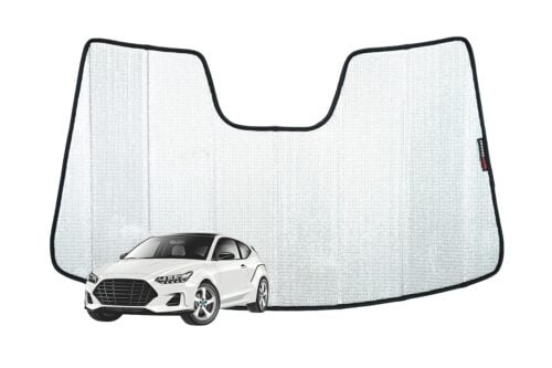 Hyundai Veloster 2nd Generation Front Windscreen Sun Shade (JS; 2019-2022)