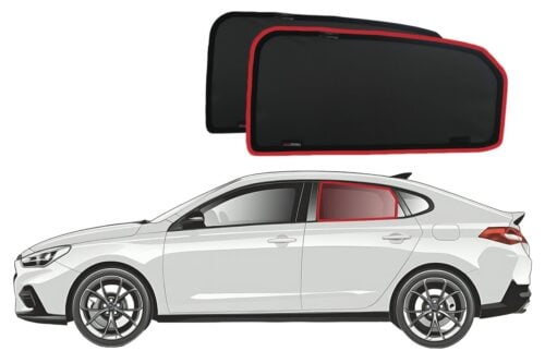 Hyundai i30/i30 N Fastback 3rd Generation Car Rear Window Shades (PD; 2017-Present) - Image 1