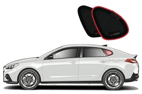 Hyundai i30/i30 N Fastback 3rd Generation Port Window Shades (PD; 2017-Present)