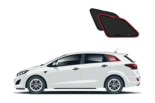 Hyundai i30 Wagon/i30 Tourer/Elantra GT Wagon 2nd Generation Port Window Shades (GD; 2012-2017)