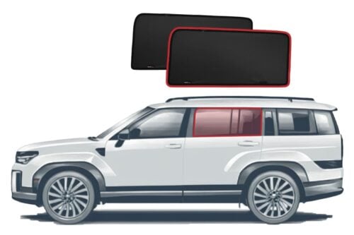 Hyundai Santa Fe 5th Generation Car Rear Window Shades (MX5; 2024-Present) - Image 1