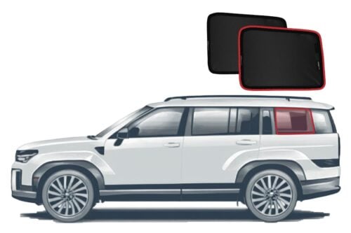 Hyundai Santa Fe 5th Generation Port Window Shades (MX5; 2024-Present) - Image 1